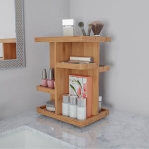 Bamboo Bathroom Organizer